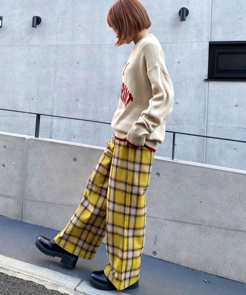 NANEA（ナネア）の「チェック柄イージーパンツ（その他パンツ）」 - WEAR