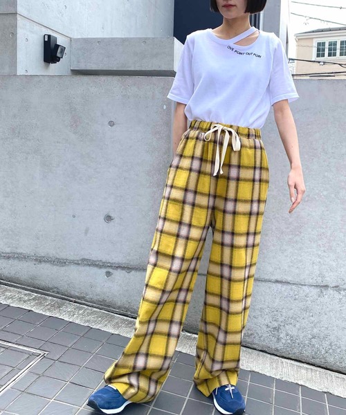 NANEA（ナネア）の「チェック柄イージーパンツ（その他パンツ）」 - WEAR