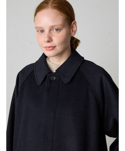 MidiUmi（ミディウミ）の「MidiUmi ウールステンカラーコート（ステンカラーコート・レディース・ブラック/チャコールグレー/ベージュ・FREE）」の22枚目の写真