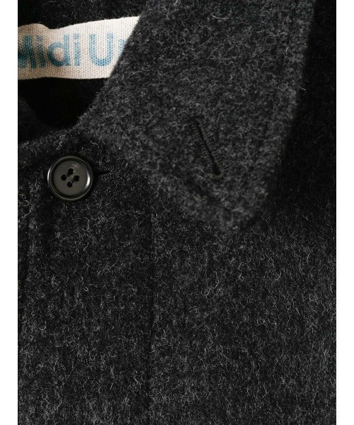 MidiUmi（ミディウミ）の「MidiUmi ウールステンカラーコート（ステンカラーコート・レディース・ブラック/チャコールグレー/ベージュ・FREE）」の17枚目の写真