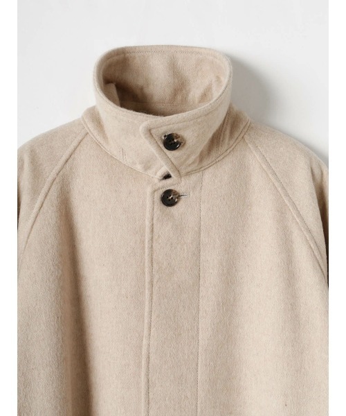 MidiUmi（ミディウミ）の「MidiUmi ウールステンカラーコート（ステンカラーコート・レディース・ブラック/チャコールグレー/ベージュ・FREE）」の13枚目の写真