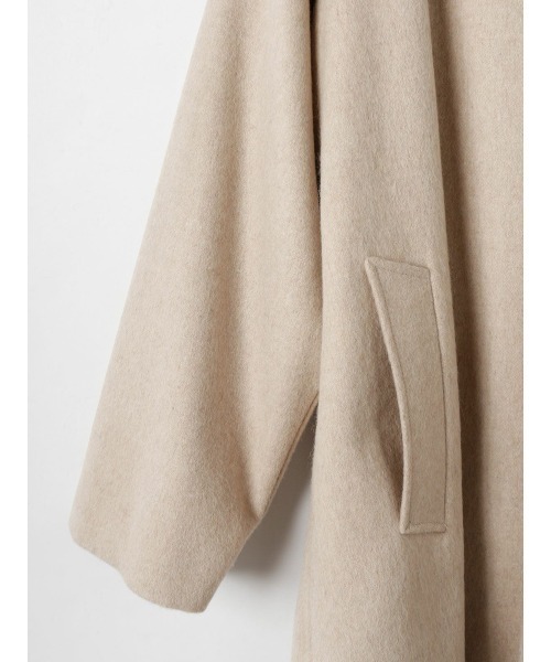 MidiUmi（ミディウミ）の「MidiUmi ウールステンカラーコート（ステンカラーコート・レディース・ブラック/チャコールグレー/ベージュ・FREE）」の11枚目の写真