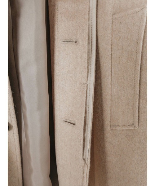 MidiUmi（ミディウミ）の「MidiUmi ウールステンカラーコート（ステンカラーコート・レディース・ブラック/チャコールグレー/ベージュ・FREE）」の9枚目の写真