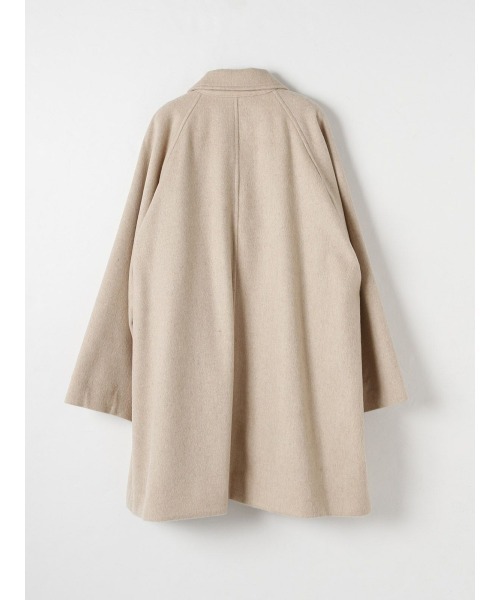 MidiUmi（ミディウミ）の「MidiUmi ウールステンカラーコート（ステンカラーコート・レディース・ブラック/チャコールグレー/ベージュ・FREE）」の8枚目の写真