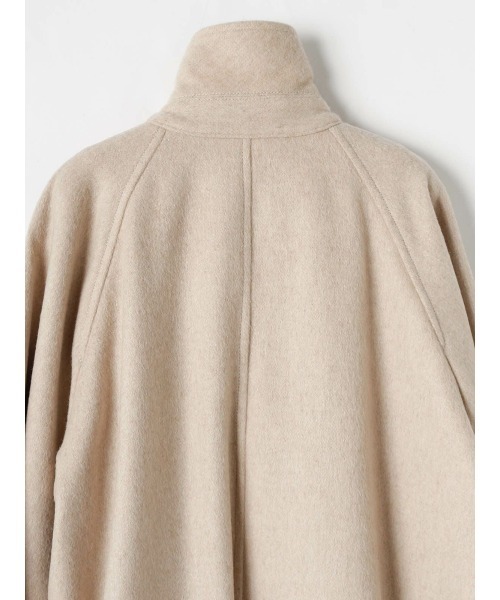 MidiUmi（ミディウミ）の「MidiUmi ウールステンカラーコート（ステンカラーコート・レディース・ブラック/チャコールグレー/ベージュ・FREE）」の6枚目の写真