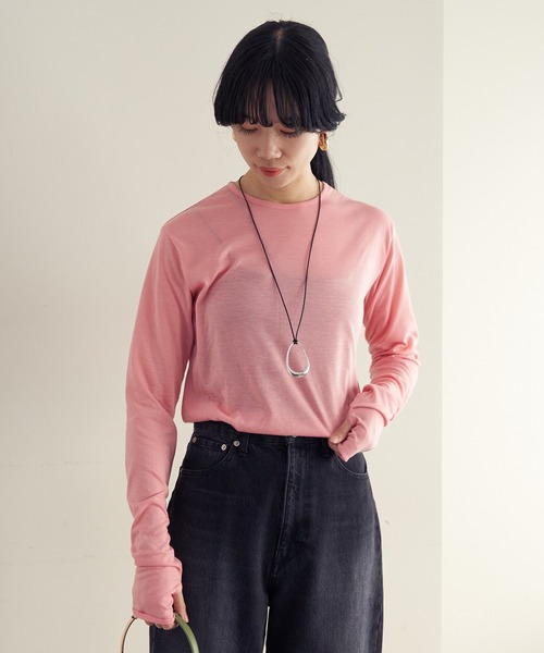 SHENERY（シーナリー）の「シアーロングスリーブTee（Tシャツ
