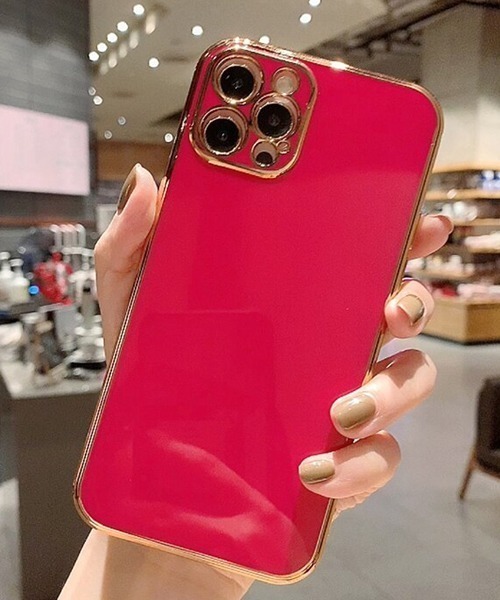 Mayree(メイリー)の「【urge select】シンプル ゴールドデザイン iPhoneケース【15色展開/iPhoneシリーズ/各種機種対応】 (ストラップホールあり)(スマホケース/カバー・レディース・ブラック/ライトピンク/ダークグリーン/ブルー/ホワイト/ブラウン/グリーン/ミント/ネイビー/パープル/ピンク系その他2/オレンジ・T/U/V/J/K/N/O/P/Q/R/W/I/E/H/B/D/G/F/A/C)」の11枚目の写真
