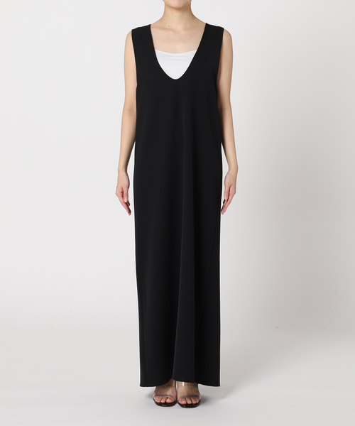 plage（プラージュ）の「《追加》【R’IAM】I ラインワンピース（ワンピース・レディース・ブラック/ベージュ/ライトグレー・36/38）」の5枚目の写真