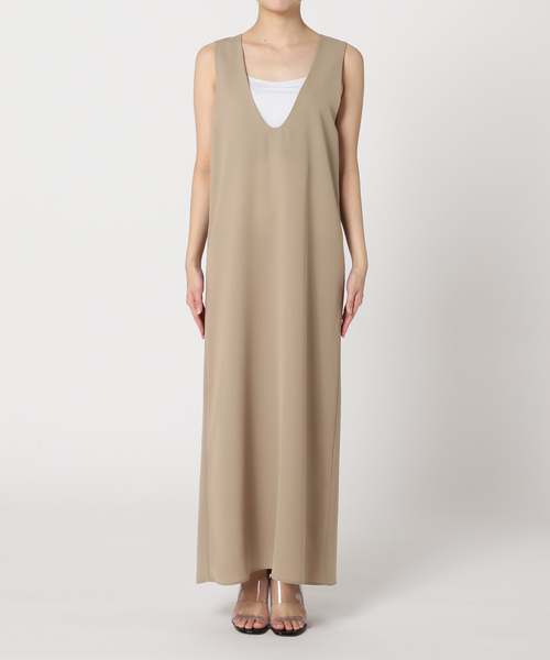 plage（プラージュ）の「《追加》【R’IAM】I ラインワンピース（ワンピース・レディース・ブラック/ベージュ/ライトグレー・36/38）」の18枚目の写真