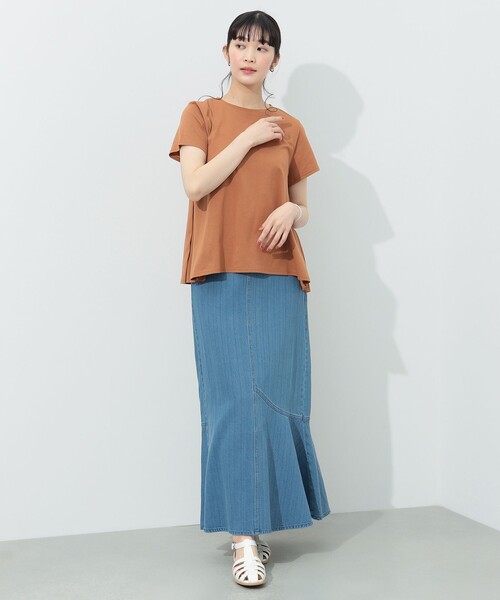 BEAMS HEART（ビームスハート）の「BEAMS HEART / デニム アシメ マーメイドスカート（デニムスカート・レディース・インディゴブルー/ブルー系その他・SMALL/MEDIUM）」の13枚目の写真