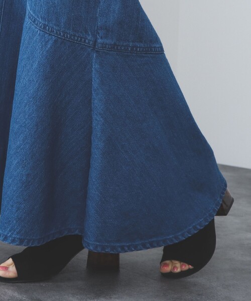 BEAMS HEART（ビームスハート）の「BEAMS HEART / デニム アシメ マーメイドスカート（デニムスカート・レディース・インディゴブルー/ブルー系その他・SMALL/MEDIUM）」の18枚目の写真