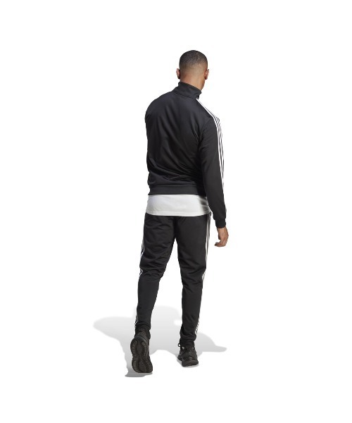 adidas(アディダス)の「アディダス adidas M 3S TR トラックスーツ(ジャージ・メンズ・ブラック・LL/3L/M/S/L)」の2枚目の写真