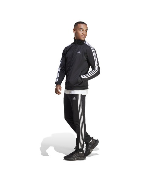 adidas(アディダス)の「アディダス adidas M 3S TR トラックスーツ(ジャージ・メンズ・ブラック・LL/3L/M/S/L)」の3枚目の写真