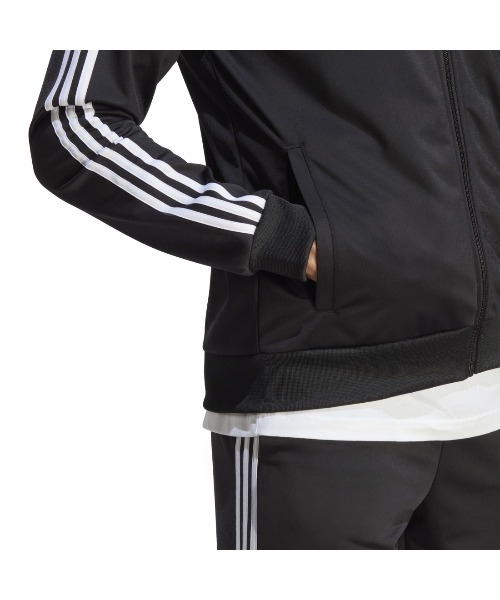 adidas(アディダス)の「アディダス adidas M 3S TR トラックスーツ(ジャージ・メンズ・ブラック・LL/3L/M/S/L)」の5枚目の写真