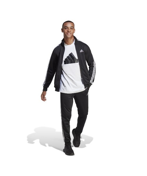 adidas(アディダス)の「アディダス adidas M 3S TR トラックスーツ(ジャージ・メンズ・ブラック・LL/3L/M/S/L)」の7枚目の写真