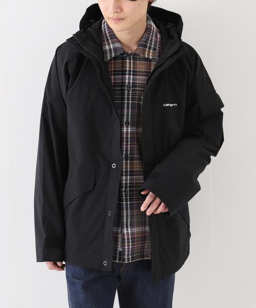 Carhartt WIP（カーハートダブリューアイピー）の「【CARHARTT WIP / カーハート ダブリューアイピー】PROSPECTOR JACKET（マウンテンパーカー・メンズ・ブラック・LARGE/MEDIUM/X-LARGE）」の4枚目の写真