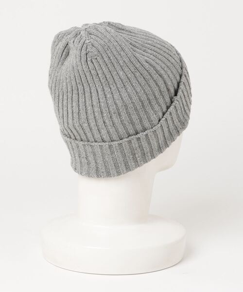 CAL O LINE（キャルオーライン）の「CAL O LINE /キャルオーライン SILK WATCH CAP シルクワッチキャップ　CL222-094（ニットキャップ/ビーニー・メンズ・ネイビー/ブラック/グレー/ピンク・F）」の5枚目の写真