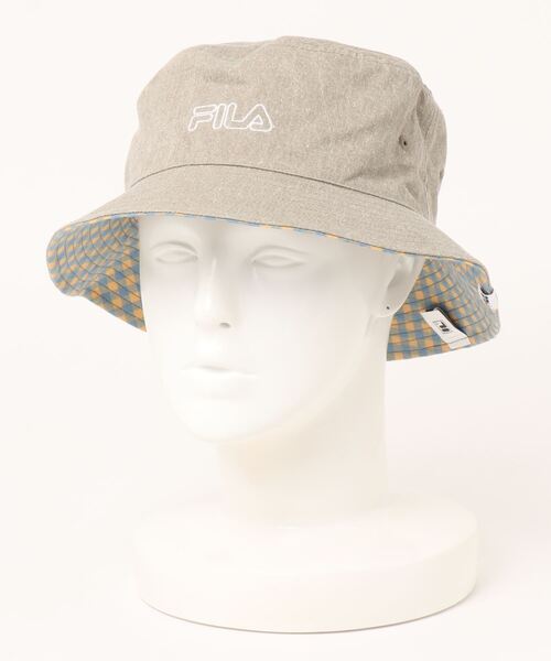 FILA(フィラ)の「FILA/フィラ FLW REV BUCKETHAT(ハット・レディース・ホワイト/ライトピンク/ワンウォッシュ/ライトベージュ/ブラック・57cm)」の21枚目の写真