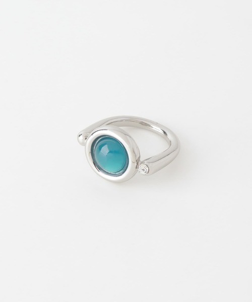 KBF（ケイビーエフ）の「サークルストーンリング（リング・レディース・ゴールド/シルバー・ONE）」の5枚目の写真