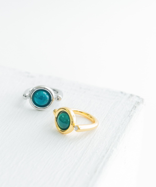 KBF（ケイビーエフ）の「サークルストーンリング（リング・レディース・ゴールド/シルバー・ONE）」の6枚目の写真