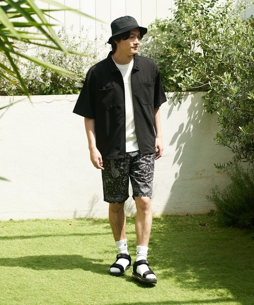 LB/S (エルビーエス)の「【KAITEKI+/カイテキプラス】ドライタッチ 吸水速乾 ストレッチ イージーケア ドライリップル ジップブルゾン オーバーシャツ フロントジップシャツ(シャツ/ブラウス・メンズ・ネイビー/ベージュ/ブラック・X-LARGE/LARGE/MEDIUM)」の18枚目の写真