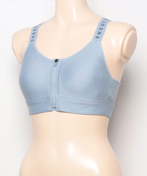 UNDER ARMOUR（アンダーアーマー）の「UAインフィニティブラ ジップ ハイサポート（トレーニング/レディース）（ブラジャー・レディース・ブルー系・S/XL/M/L）」の2枚目の写真