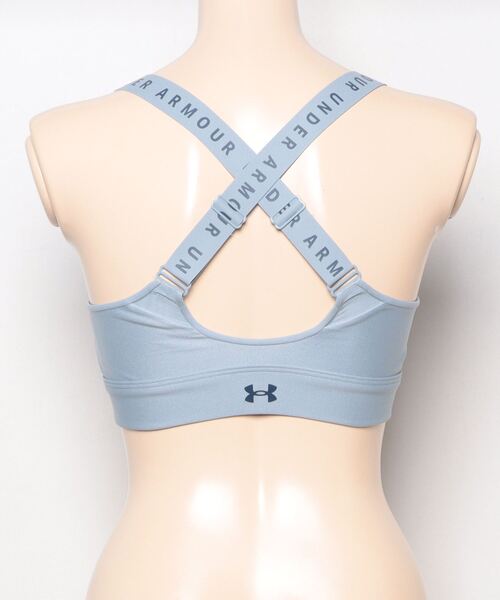 UNDER ARMOUR（アンダーアーマー）の「UAインフィニティブラ ジップ ハイサポート（トレーニング/レディース）（ブラジャー・レディース・ブルー系・S/XL/M/L）」の3枚目の写真