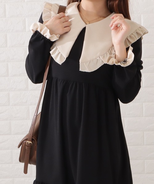 Lace Ladies(レースレディース)の「マットレザー調マチありコンパクトショルダーバッグ(ショルダーバッグ・レディース・ブラウン/ブラック・FREE)」の10枚目の写真