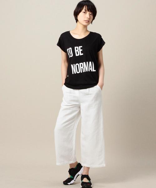 BEAUTY&YOUTH UNITED ARROWS（ビューティーアンドユースユナイテッドアローズ）の「BBC レーヨンリネンワイド8分丈ガウチョパンツ◆（その他パンツ・レディース・ホワイト・MEDIUM/SMALL）」の6枚目の写真