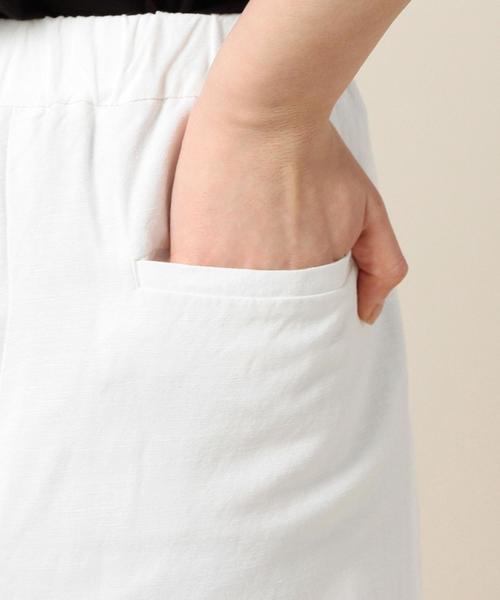 BEAUTY&YOUTH UNITED ARROWS（ビューティーアンドユースユナイテッドアローズ）の「BBC レーヨンリネンワイド8分丈ガウチョパンツ◆（その他パンツ・レディース・ホワイト・MEDIUM/SMALL）」の10枚目の写真