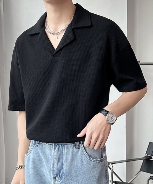 Open Collar Wolf Polo (рубашка с открытым воротником)