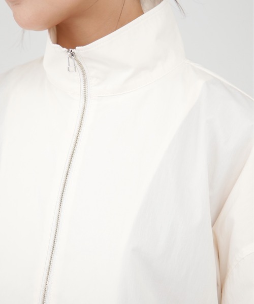 N.（N. Natural Beauty Basic）（エヌエヌナチュラルビューティーベーシック）の「◆ドロストＺＩＰシャツブルゾン（ブルゾン・レディース・グレー/クリーム/イエロー・MEDIUM）」の21枚目の写真