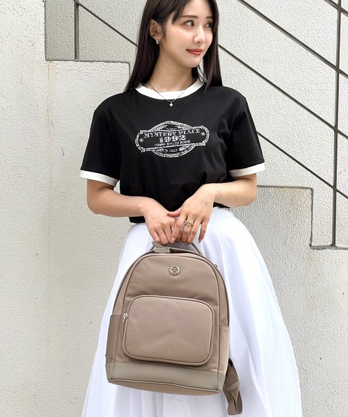 METROCITY(メトロシティ)の「【メトロシティ】ユニセックス リュック(バックパック/リュック・レディース・ベージュ・FREE)」の8枚目の写真