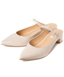 R&E | 【REZOY】ワンベルトポインテッドトゥLOWヒールパンプス(パンプス)