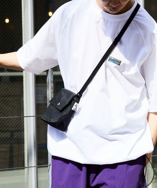 FREAK'S STORE（フリークスストア）の「【限定展開】ビッグシルエット 水陸両用 ユーティリティー ラグランスリーブ クルーネックTシャツ/ラッシュガード/UPF50（Tシャツ/カットソー・メンズ・ブラック/ホワイト/グレー・SMALL/LARGE/MEDIUM）」の18枚目の写真