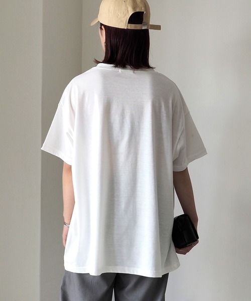 Riberry（リベリー）の「キャップキツネ刺繍T（Tシャツ/カットソー・レディース・ネイビー/オフホワイト/ピンク/サックスブルー/マルチ・FREE）」の13枚目の写真
