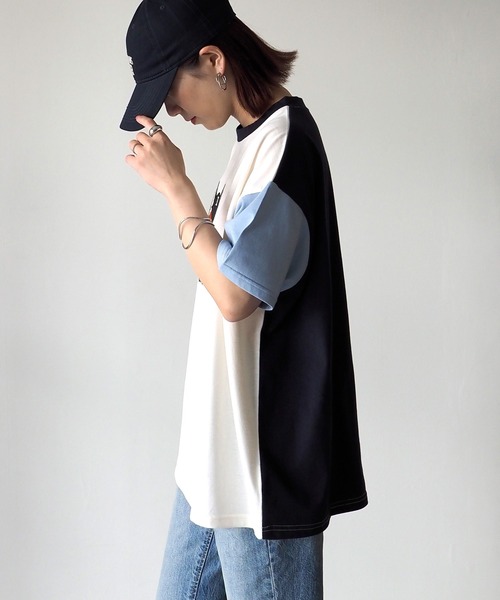 Riberry（リベリー）の「キャップキツネ刺繍T（Tシャツ/カットソー・レディース・ネイビー/オフホワイト/ピンク/サックスブルー/マルチ・FREE）」の18枚目の写真