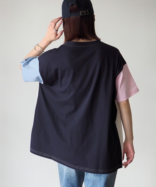 Riberry（リベリー）の「キャップキツネ刺繍T（Tシャツ/カットソー・レディース・ネイビー/オフホワイト/ピンク/サックスブルー/マルチ・FREE）」の19枚目の写真