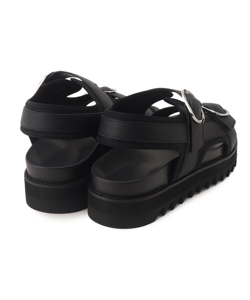 tk.TAKEO KIKUCHI(ティーケータケオキクチ)の「◆シャークソールサンダル(サンダル・メンズ・ブラック・65/55/75)」の4枚目の写真