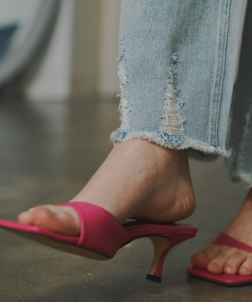GAB GAB(ガブガブ)の「クラッシュデニムパンツ(デニムパンツ・レディース・グレー/ブルー/ピンク・SMALL/MEDIUM/LARGE)」の16枚目の写真