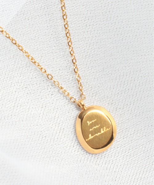 Nei nor（ネイナー）の「【Nei/nor】ネックレス コインモチーフ NnNE-0051 G（ネックレス・レディース・ゴールド・FREE）」の4枚目の写真