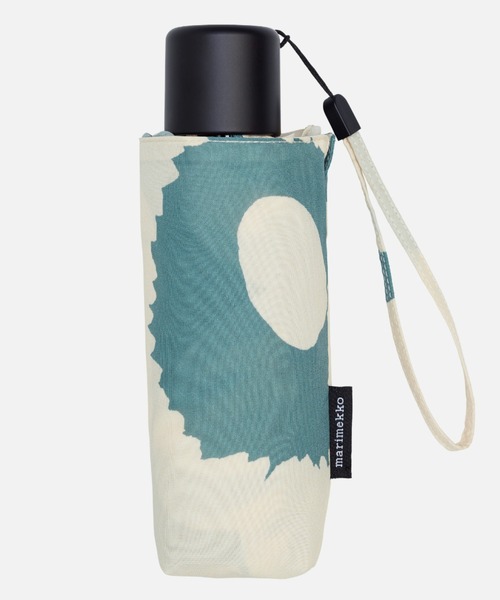 marimekko（マリメッコ）の「Unikko / Mini Manual（折りたたみ傘・レディース・ライトグリーン/ブラック・FREE）」の3枚目の写真