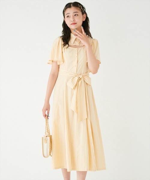 一枚でコーデが決まる♡【CHANEL】ストライプ ワンピース ebb5e90dc33072cb7d0b6b3bf3326c