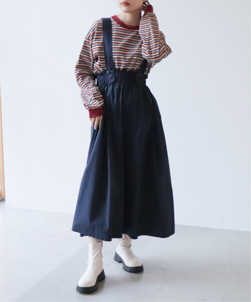 DOUBLE NAME（ダブルネーム）の「ミリタリー2WAYジャンスカ（ジャンパースカート・レディース・カーキ/ネイビー/ブラウン・FREE）」の3枚目の写真