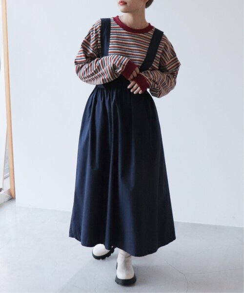 DOUBLE NAME（ダブルネーム）の「ミリタリー2WAYジャンスカ（ジャンパースカート・レディース・カーキ/ネイビー/ブラウン・FREE）」の6枚目の写真