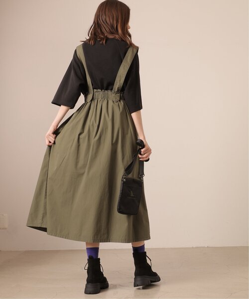 DOUBLE NAME（ダブルネーム）の「ミリタリー2WAYジャンスカ（ジャンパースカート・レディース・カーキ/ネイビー/ブラウン・FREE）」の16枚目の写真