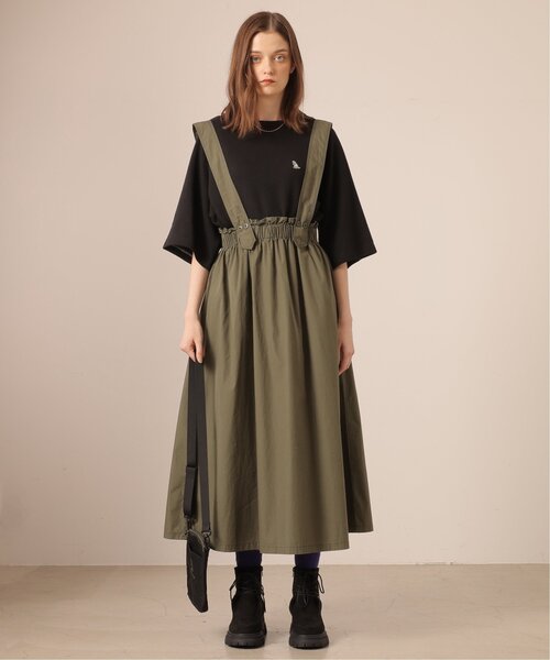 DOUBLE NAME（ダブルネーム）の「ミリタリー2WAYジャンスカ（ジャンパースカート・レディース・カーキ/ネイビー/ブラウン・FREE）」の17枚目の写真