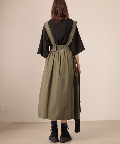 DOUBLE NAME（ダブルネーム）の「ミリタリー2WAYジャンスカ（ジャンパースカート・レディース・カーキ/ネイビー/ブラウン・FREE）」の19枚目の写真