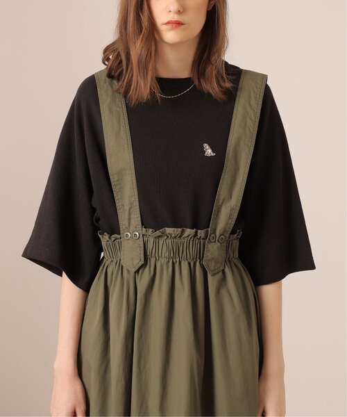 DOUBLE NAME（ダブルネーム）の「ミリタリー2WAYジャンスカ（ジャンパースカート・レディース・カーキ/ネイビー/ブラウン・FREE）」の20枚目の写真