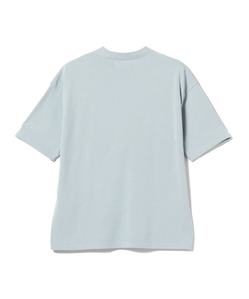 B:MING by BEAMS（ビーミングバイビームス）の「B:MING by BEAMS / NICE ロゴプリント Tシャツ（Tシャツ/カットソー・メンズ・チャコールグレー/ホワイト系その他5/サックスブルー・SMALL/MEDIUM/LARGE/X-LARGE）」の17枚目の写真